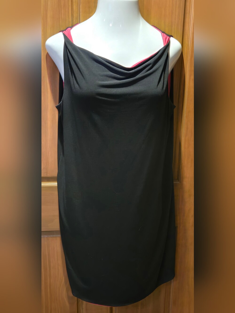 Classic Black/pink Mini Dress